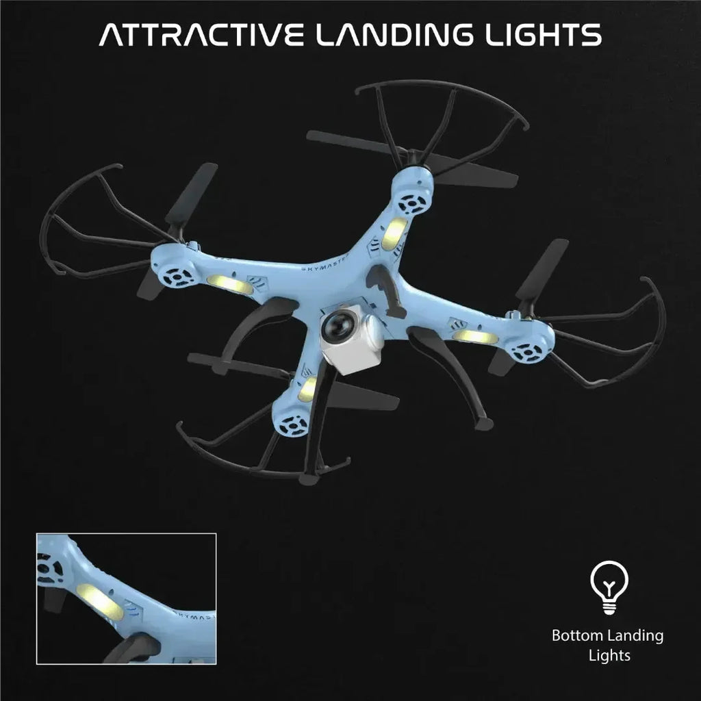 Electrobotic Sky Master Pro HD Drone – 720p Camera, App Control & 360° Stunts (Age 14+) - Naivri