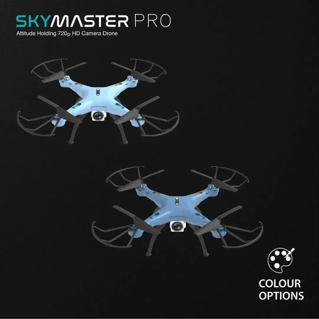 Electrobotic Sky Master Pro HD Drone – 720p Camera, App Control & 360° Stunts (Age 14+) - Naivri