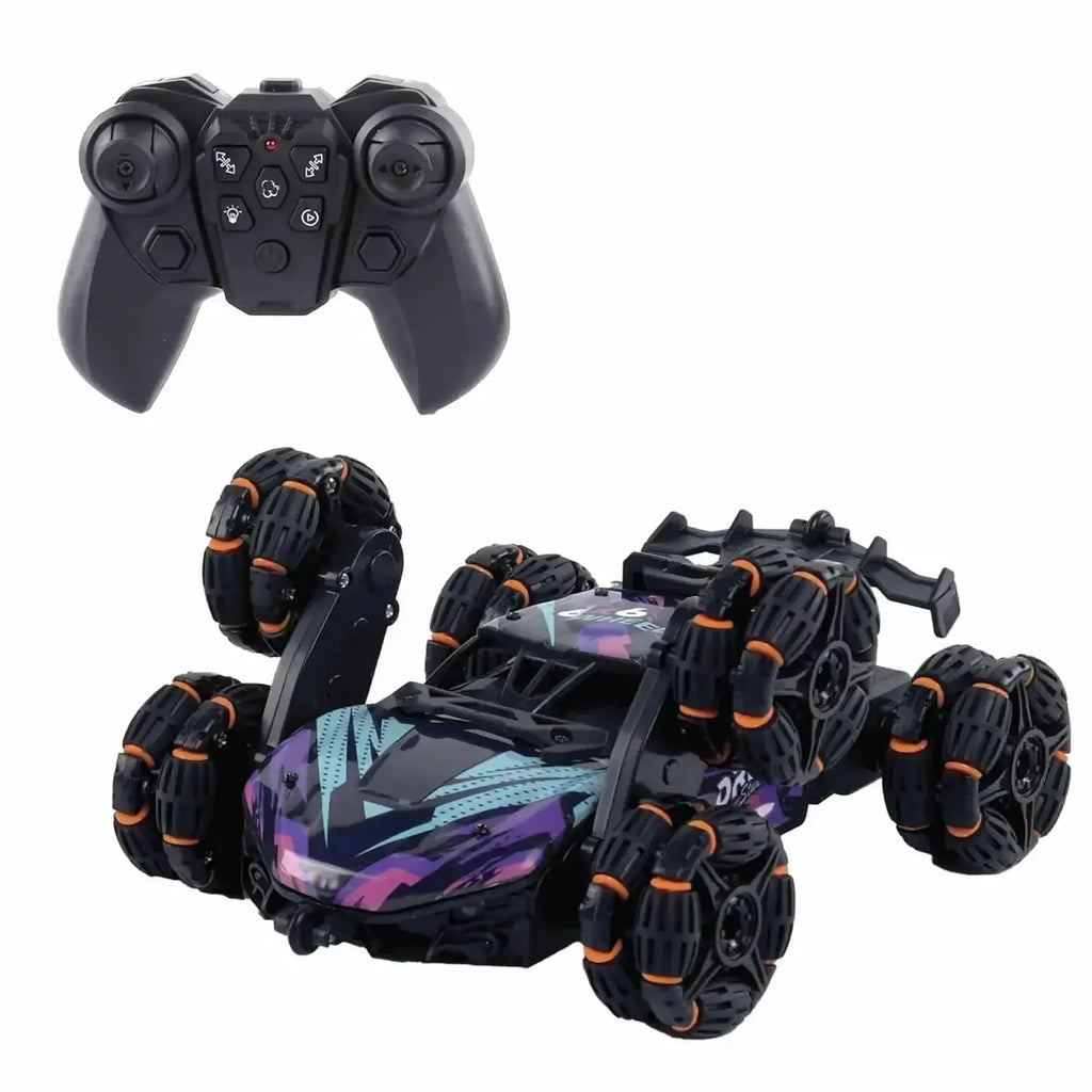 Electrobotic Sobo Drifter 6WD RC Stunt Car – 360° Flips, Water Spray & Lights (Age 8+) - Naivri