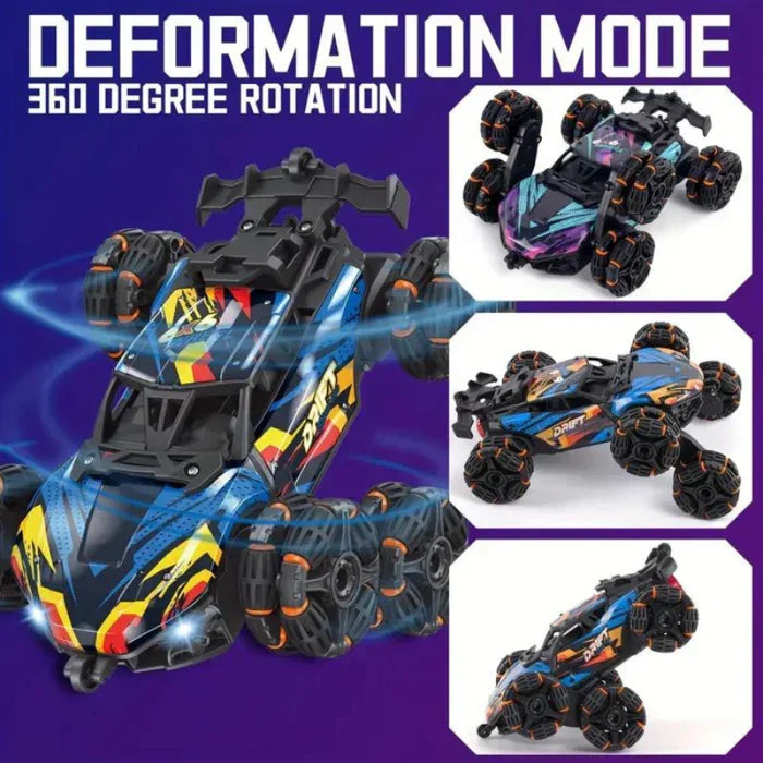 Electrobotic Sobo Drifter 6WD RC Stunt Car – 360° Flips, Water Spray & Lights (Age 8+) - Naivri