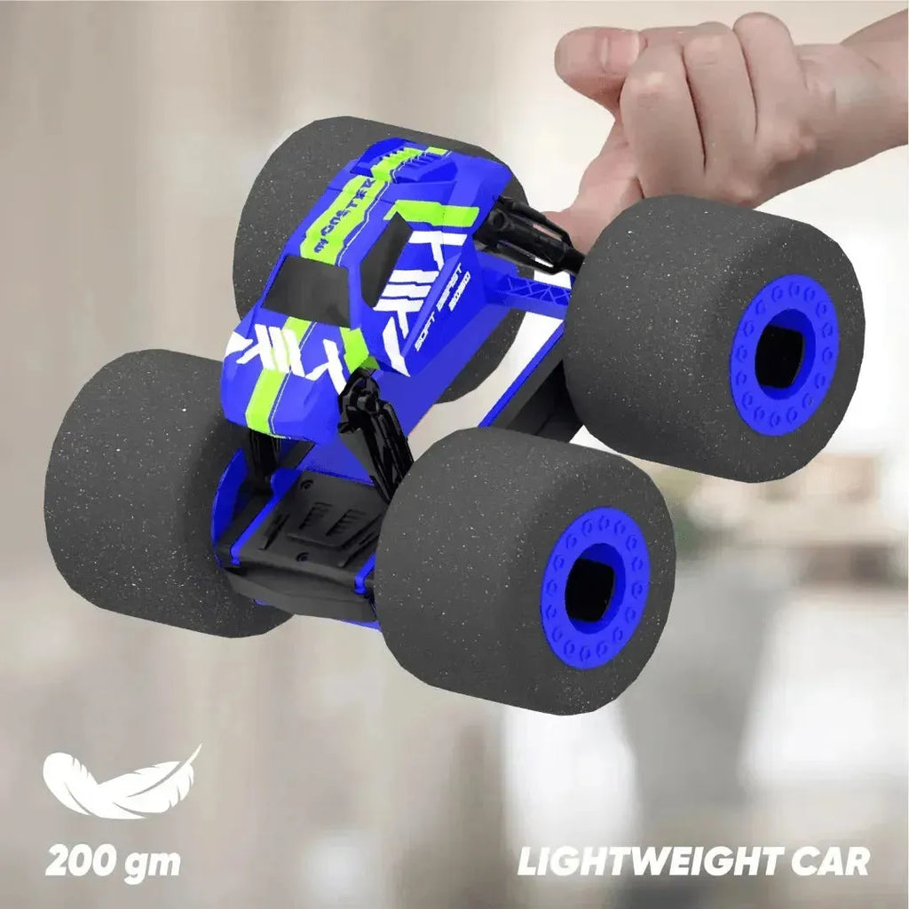 Electrobotic Soft Beast Super Soft Stunt RC Car Blue - Naivri