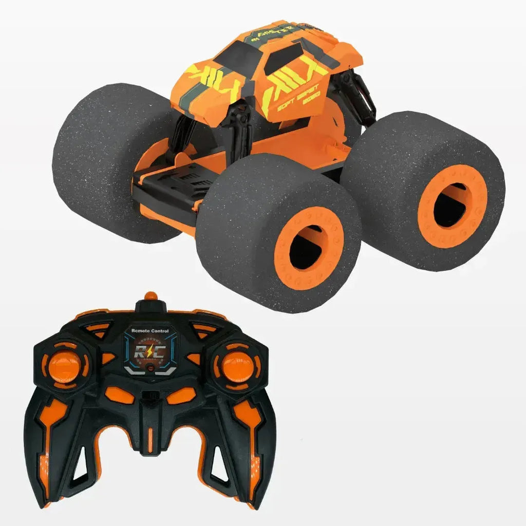 Electrobotic Soft Beast Super Soft Stunt RC Car Orange - Naivri