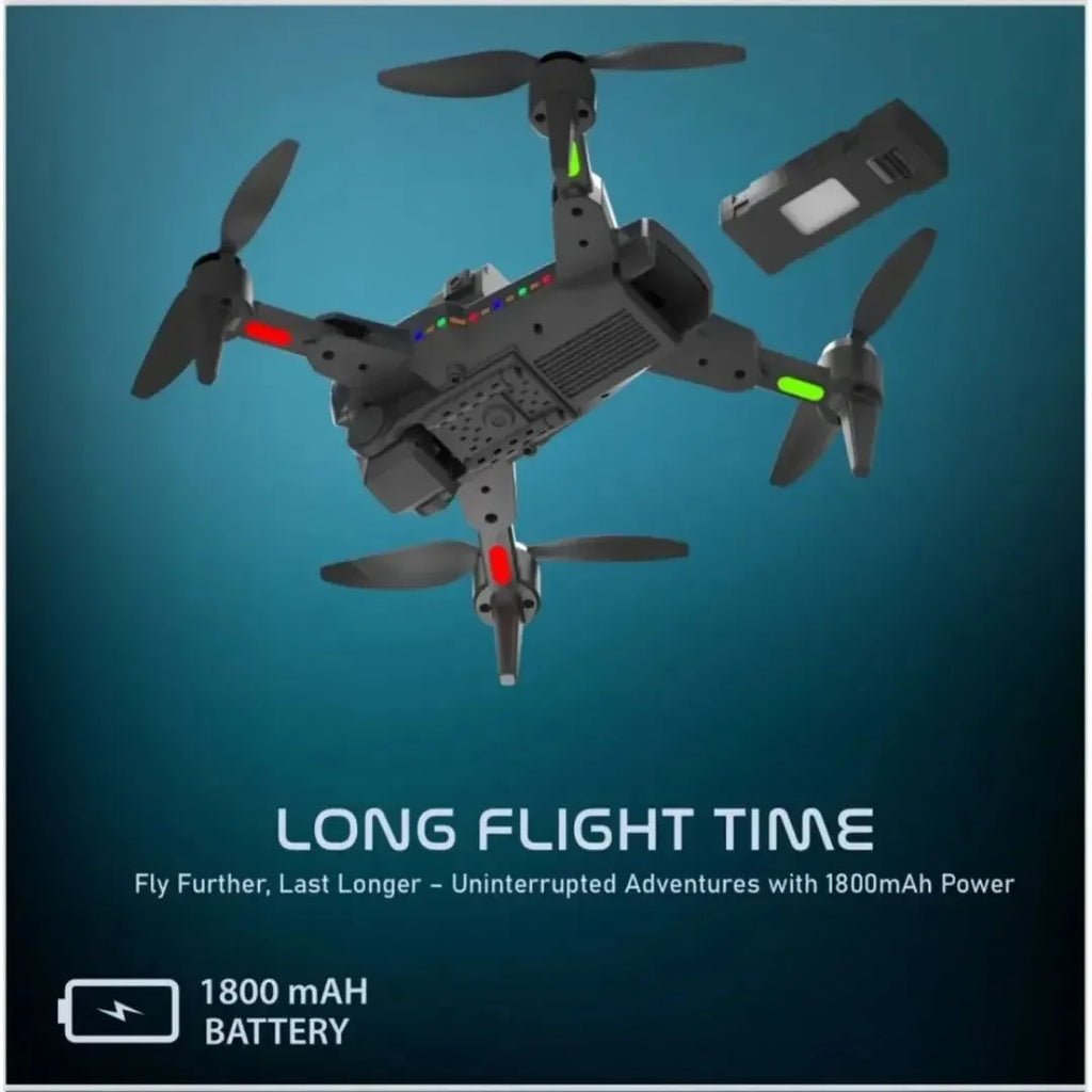 Electrobotic Soft Shine Drone – Dual Camera 4K Drone with Obstacle Avoidance and Brushless Motors - Naivri