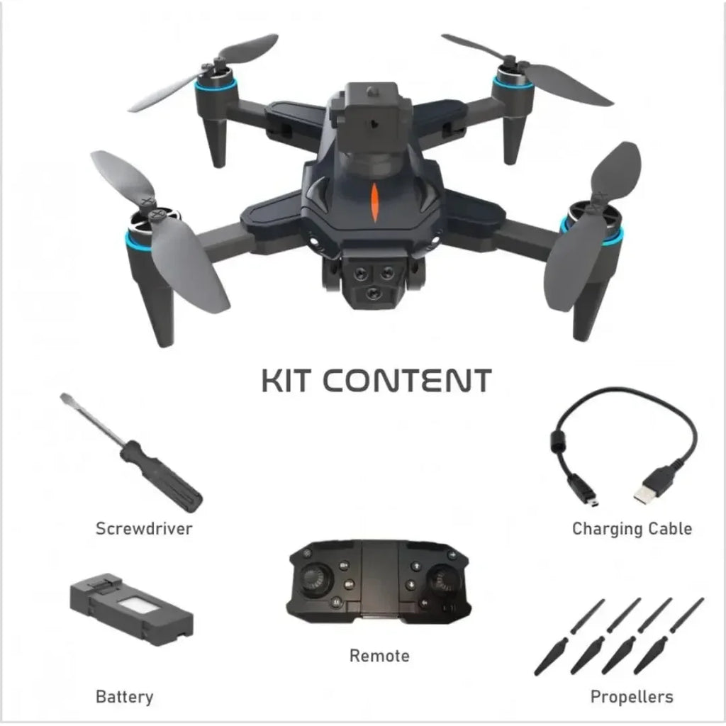 Electrobotic Soft Shine Drone – Dual Camera 4K Drone with Obstacle Avoidance and Brushless Motors - Naivri