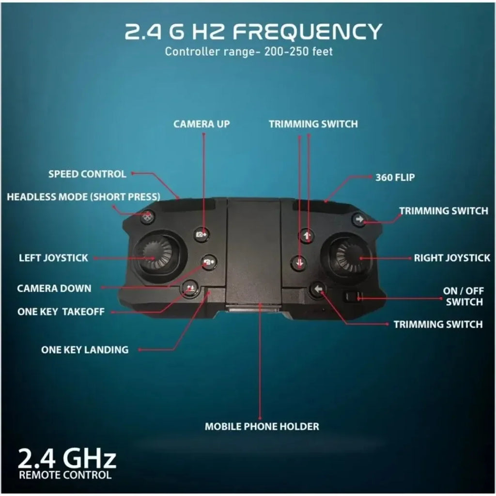 Electrobotic Soft Shine Drone – Dual Camera 4K Drone with Obstacle Avoidance and Brushless Motors - Naivri