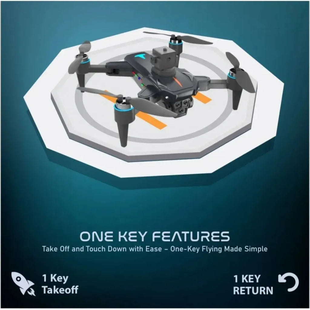 Electrobotic Soft Shine Drone – Dual Camera 4K Drone with Obstacle Avoidance and Brushless Motors - Naivri