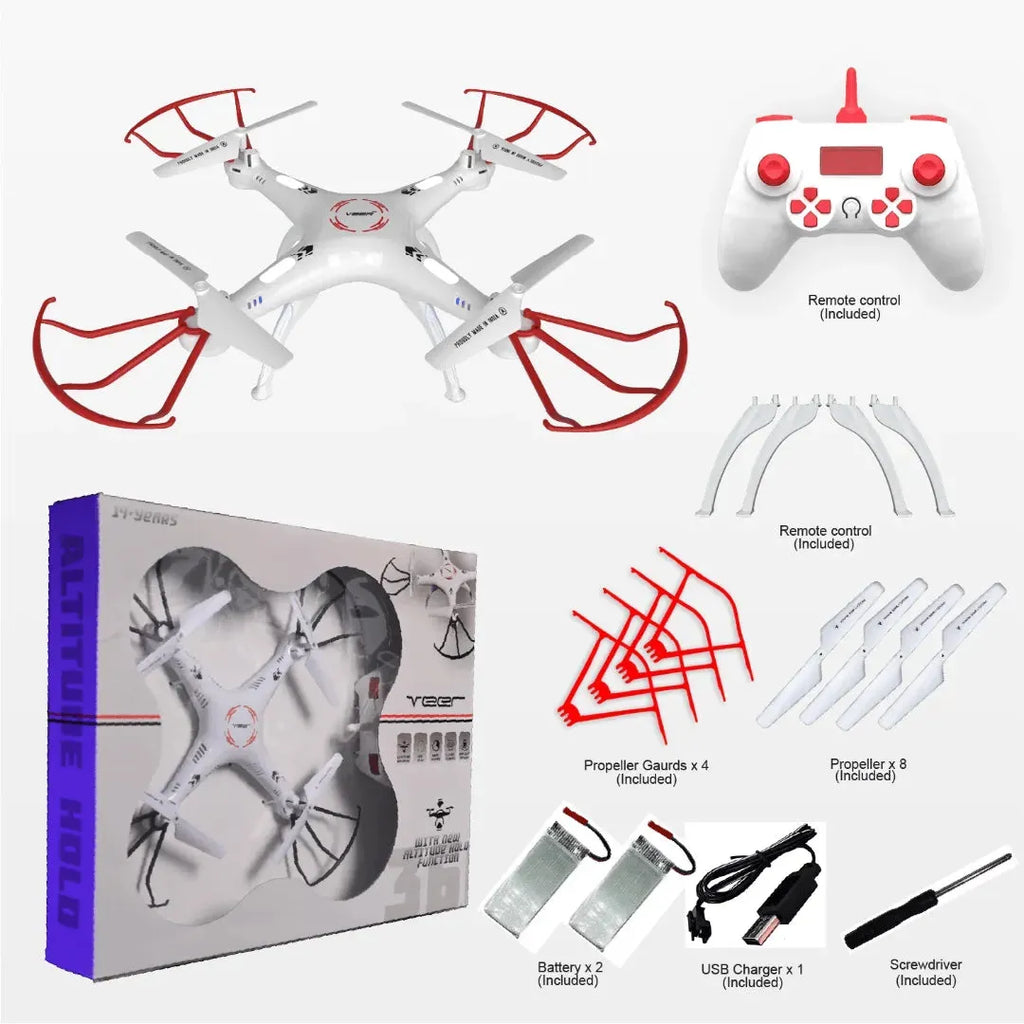 Electrobotic Veer 360 Drone Red - Naivri