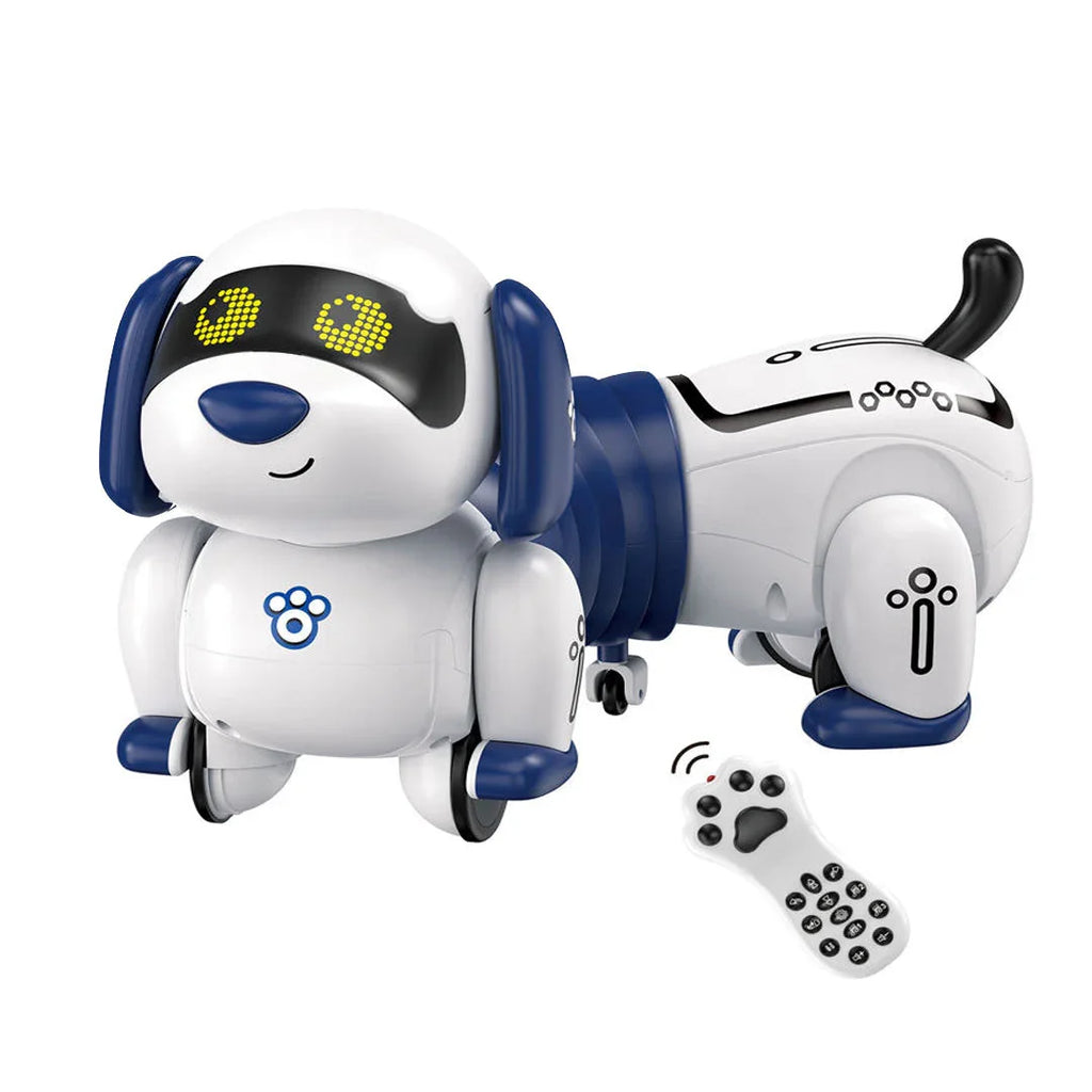 Elegant RC Smart Dachshund Robot Dog – Programmable Interactive Toy for Kids 6+ - Naivri