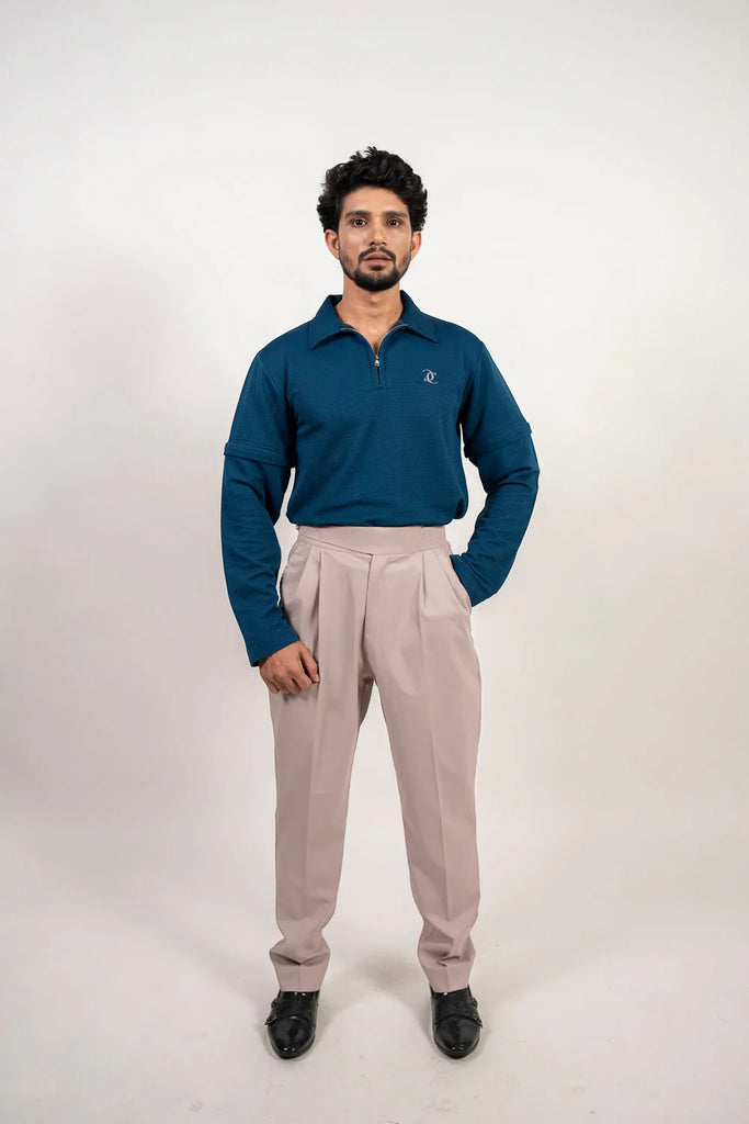 Elite Zipper Polo- Detachable Sleeves - Naivri
