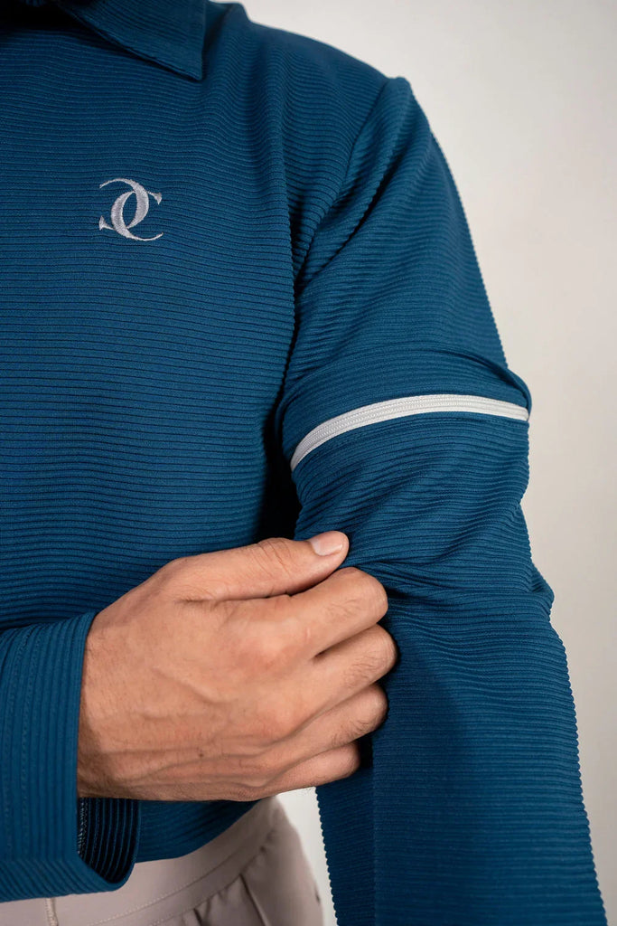 Elite Zipper Polo- Detachable Sleeves - Naivri