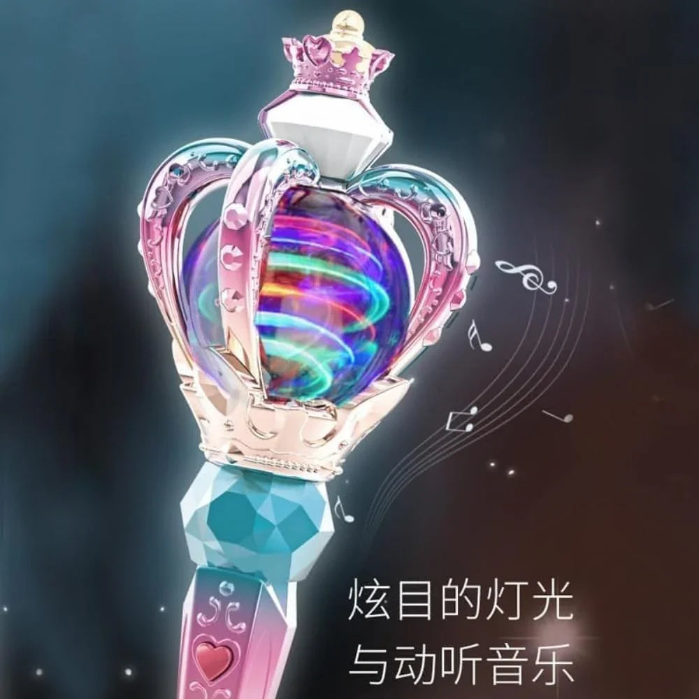 Enchantia Light-Up Magic Wand – Musical Glow Wand for Kids 3+ - Naivri