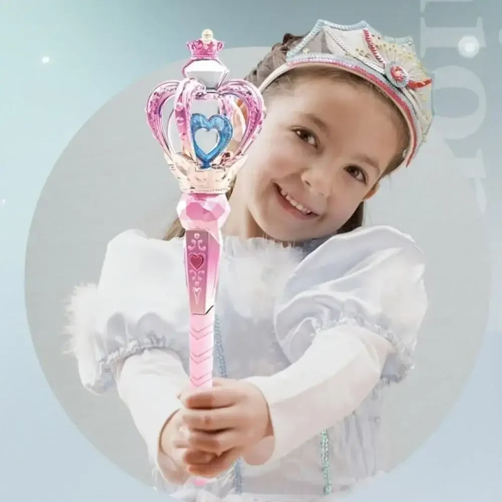 Enchantia Light-Up Magic Wand – Musical Glow Wand for Kids 3+ - Naivri