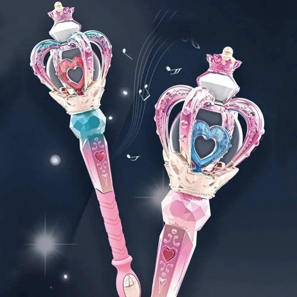 Enchantia Light-Up Magic Wand – Musical Glow Wand for Kids 3+ - Naivri