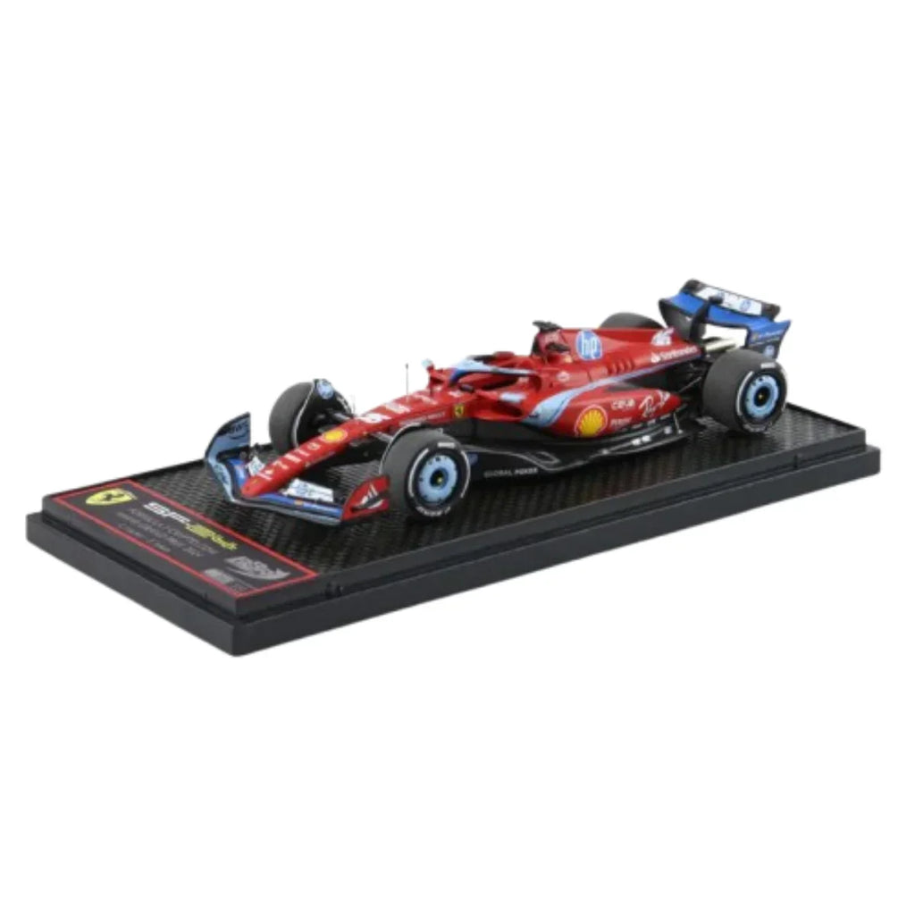 Ferrari F1 SF-24 #16 Miami GP 2024 Charles Leclerc Blue Livery 1:43 Diecast Model – BBR - Naivri
