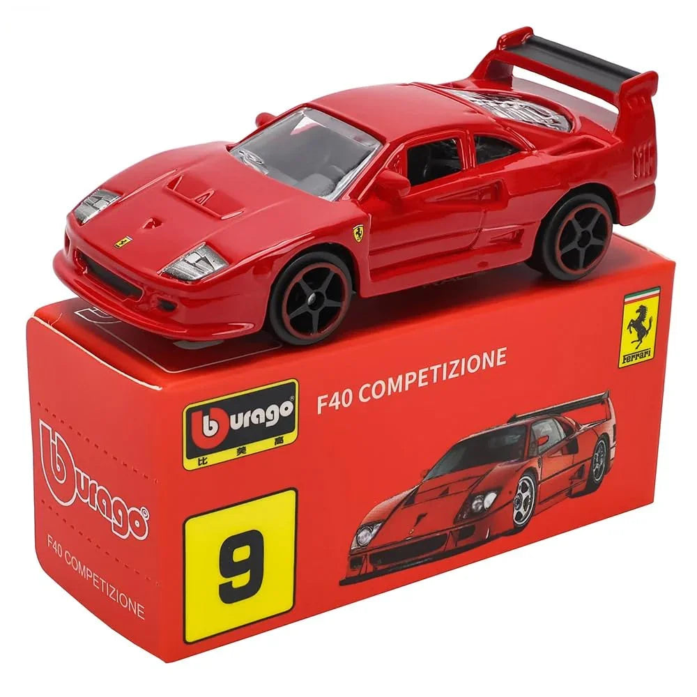 Bburago Ferrari Micro Series Die-Cast Collectible Car – 1:64 Scale Display Model - Naivri