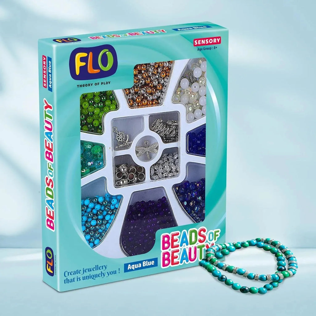Flo Toys Beads Of Beauty: Scarlet Blue - Naivri