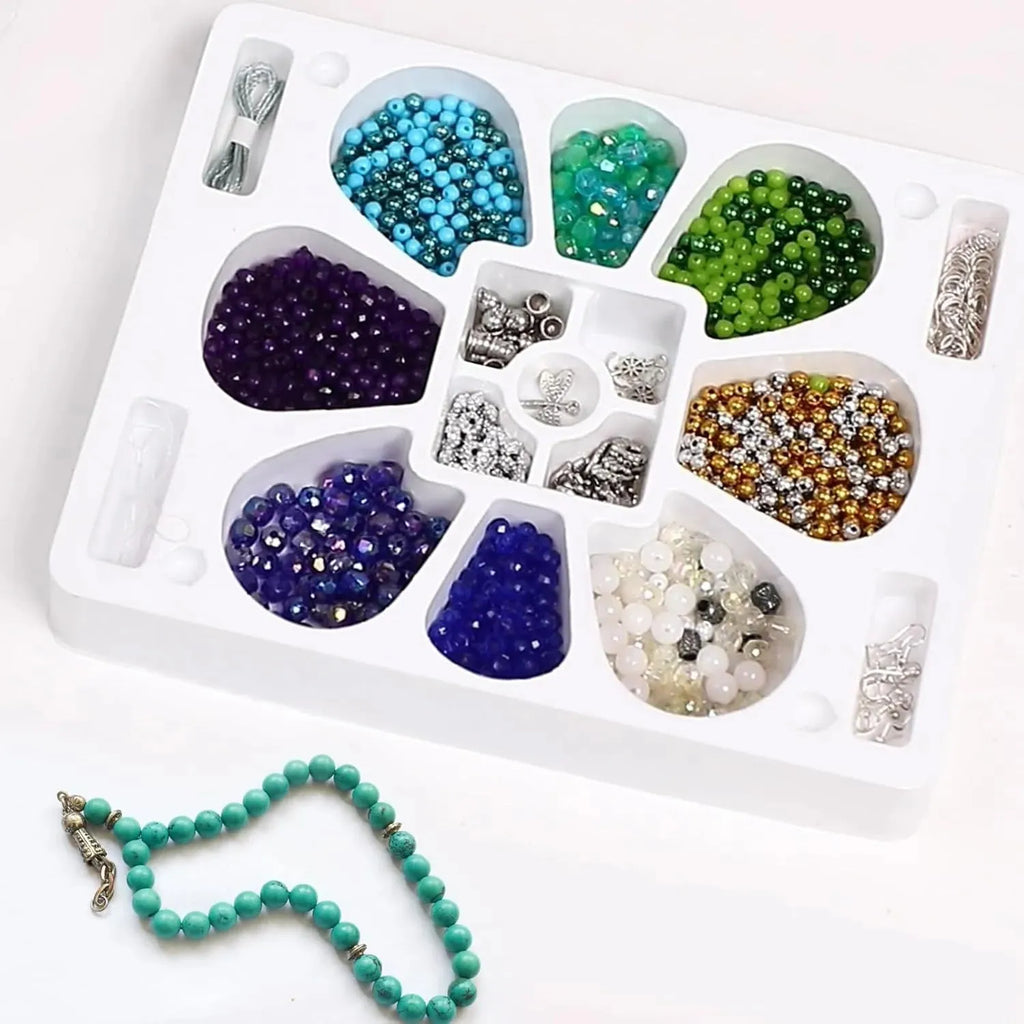 Flo Toys Beads Of Beauty: Scarlet Blue - Naivri
