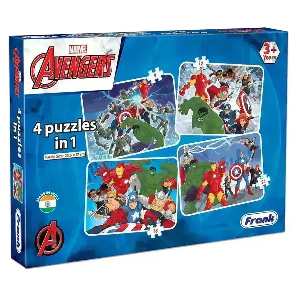 Frank Avengers 4 in 1 Puzzle - Naivri