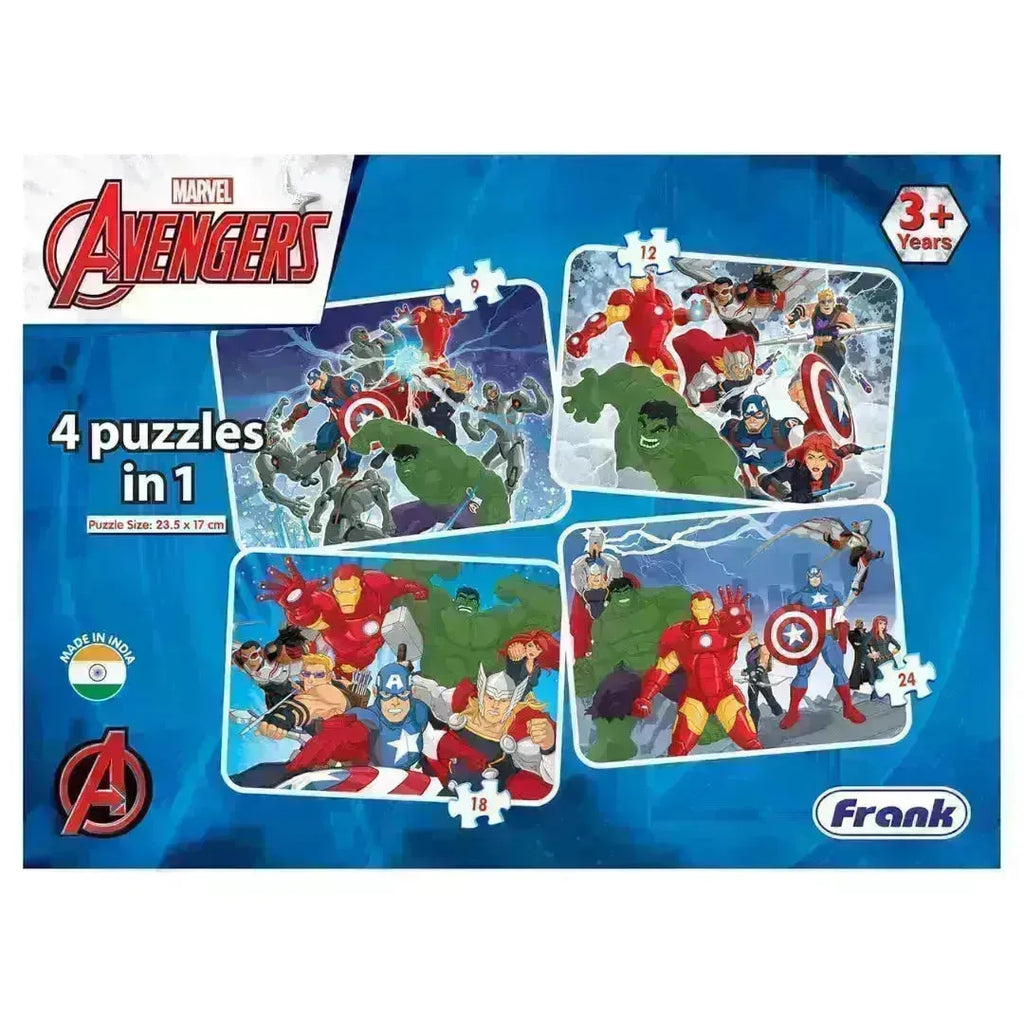 Frank Avengers 4 in 1 Puzzle - Naivri