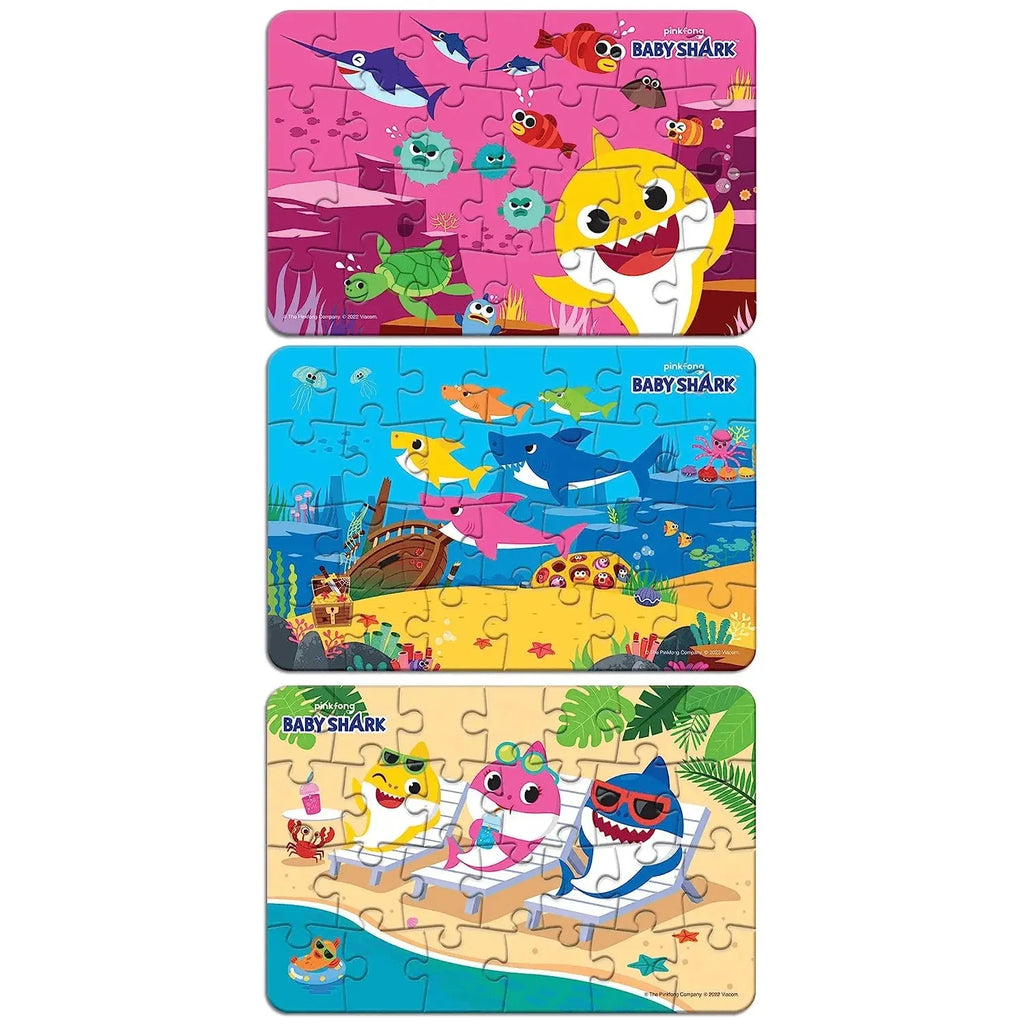 Frank Baby Shark 3 in 1 Puzzle 26 Pcs - Naivri