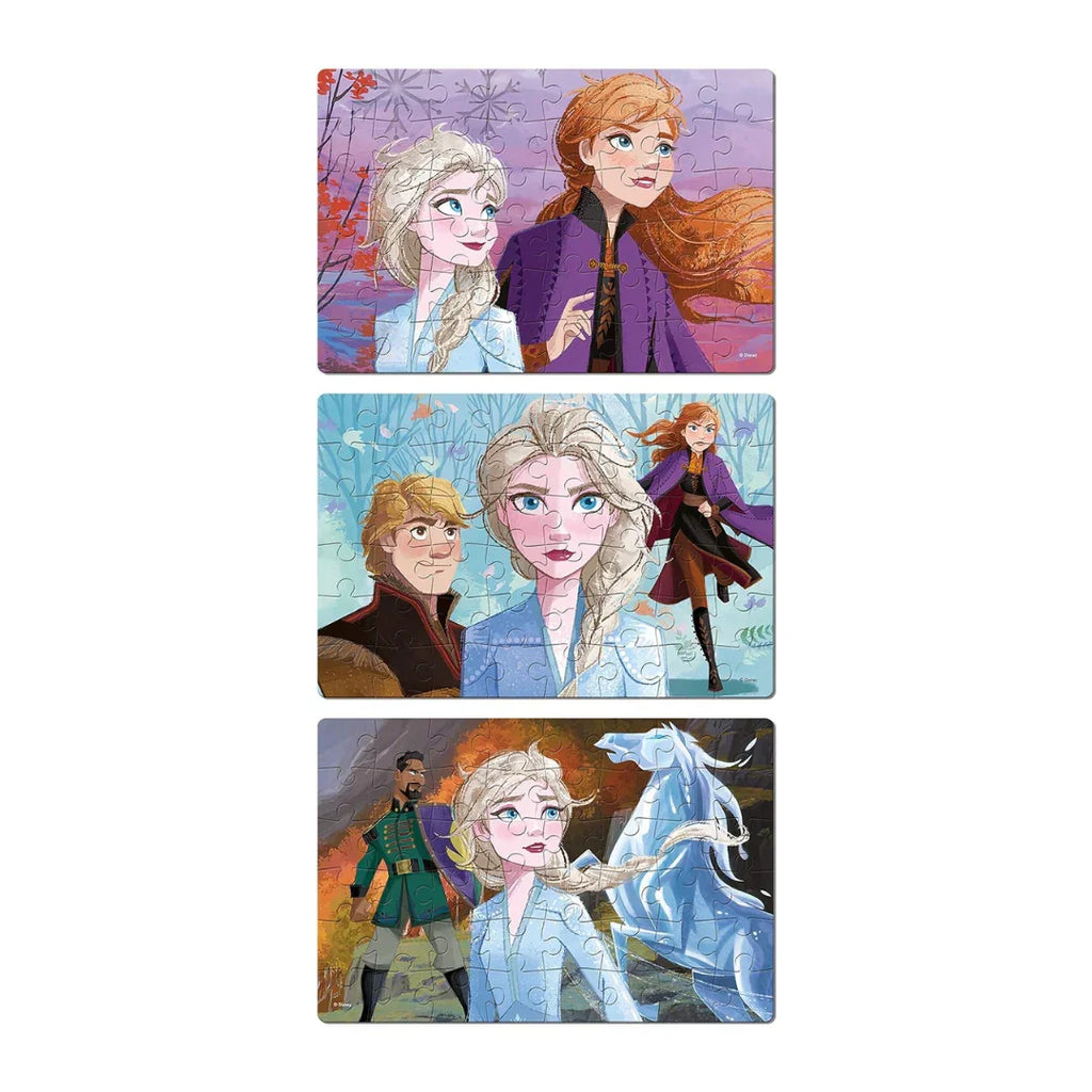 Frank Disney Frozen II Jigsaw Puzzle (48 Pieces) – 3-in-1 Puzzle for Kids - Naivri