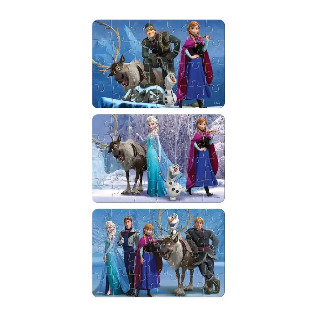 Frank Disney Frozen Jigsaw Puzzles – A Set of 3 Puzzles for Kids 4 Years & Above - Naivri