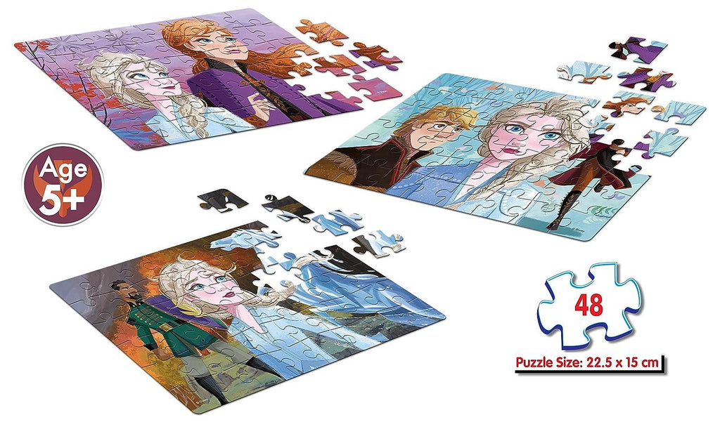 Frank Frozen Jigsaw Puzzle 48pcsX3 11317 - Naivri
