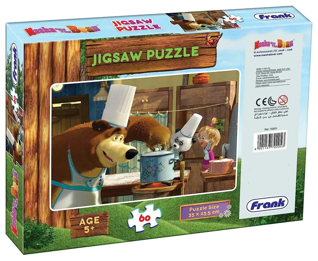 Frank Masha And The Bear Jigsaw Puzzle 60 Pcs 70205 - Naivri