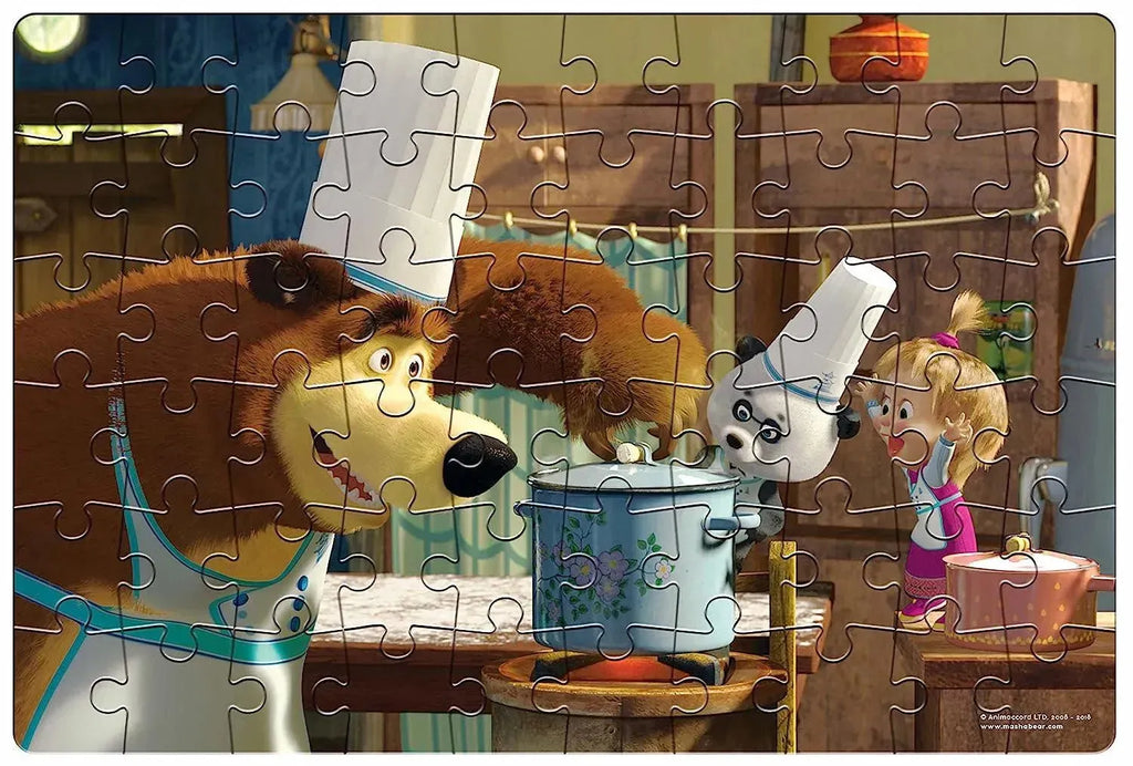 Frank Masha And The Bear Jigsaw Puzzle 60 Pcs 70205 - Naivri