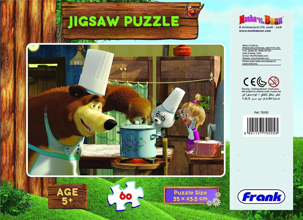 Frank Masha And The Bear Jigsaw Puzzle 60 Pcs 70205 - Naivri