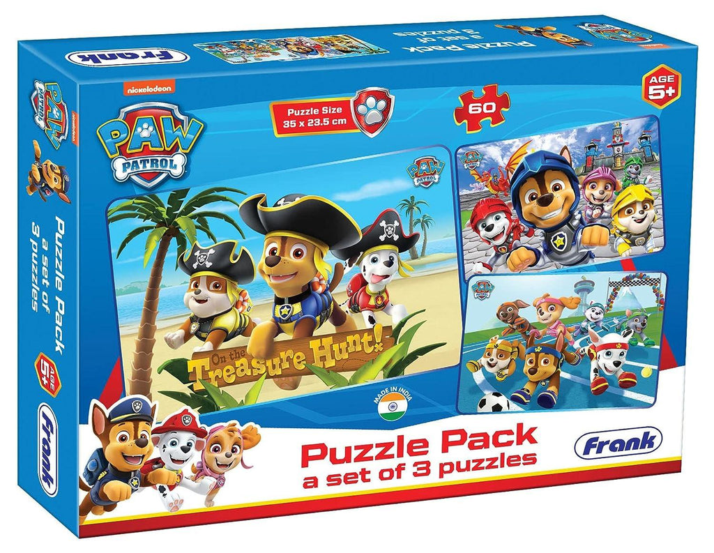 Frank Paw Patrol Jigsaw Puzzle 60pcsX3 70306 - Naivri