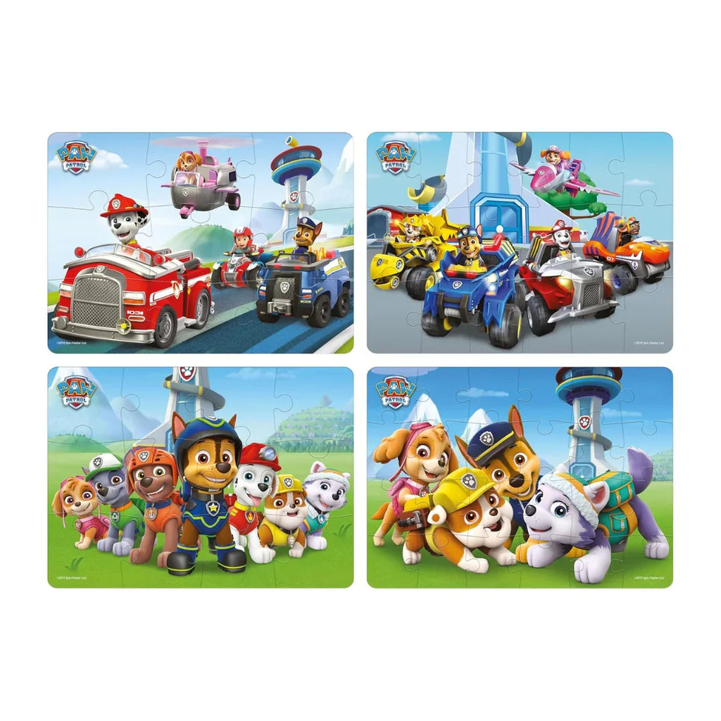 Frank Paw Patrol – Set of 4 Jigsaw Puzzles for Kids 3+ - Naivri