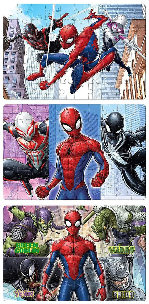 Frank Spiderman 3 in 1 60 Pc Puzzle - Naivri