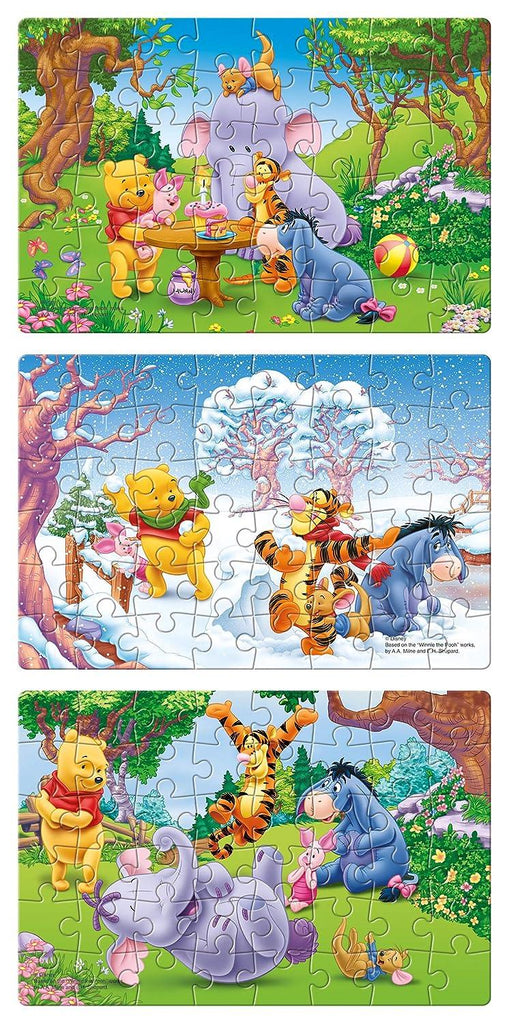 Frank Winnie The Pooh Jigsaw Puzzle 48pcsX3 11307 - Naivri
