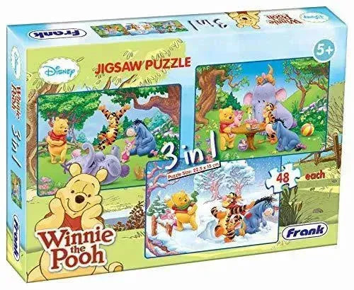 Frank Winnie The Pooh Jigsaw Puzzle 48pcsX3 11307 - Naivri