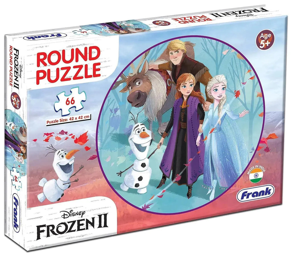 Frozen 2 Round Jigsaw Puzzle 66 Pcs 13802 - Naivri