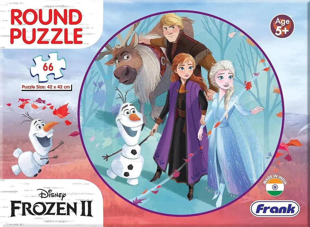 Frozen 2 Round Jigsaw Puzzle 66 Pcs 13802 - Naivri