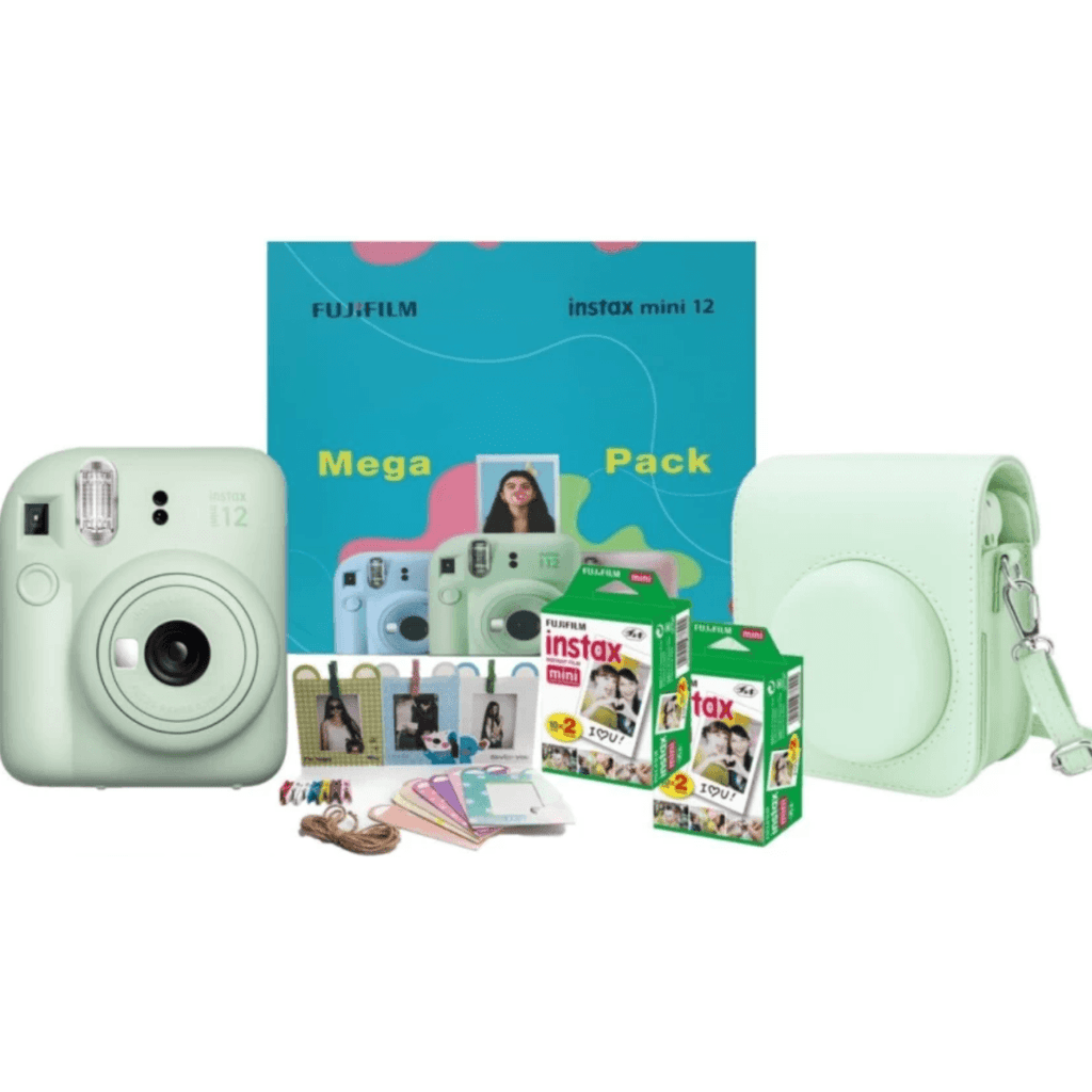 Fujifilm Instax Mini 12 Mega Pack Mint Green - Naivri
