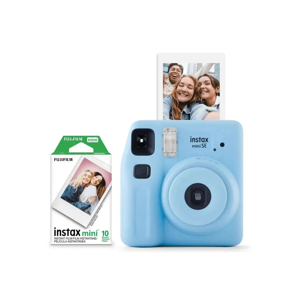 Fujifilm Instax Mini SE Instant Camera Joy Pack- Blue - Naivri