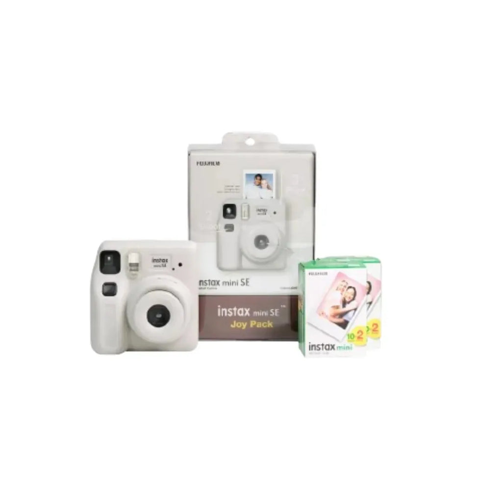 Fujifilm Instax Mini SE Instant Camera Joy Pack - Gray - Naivri