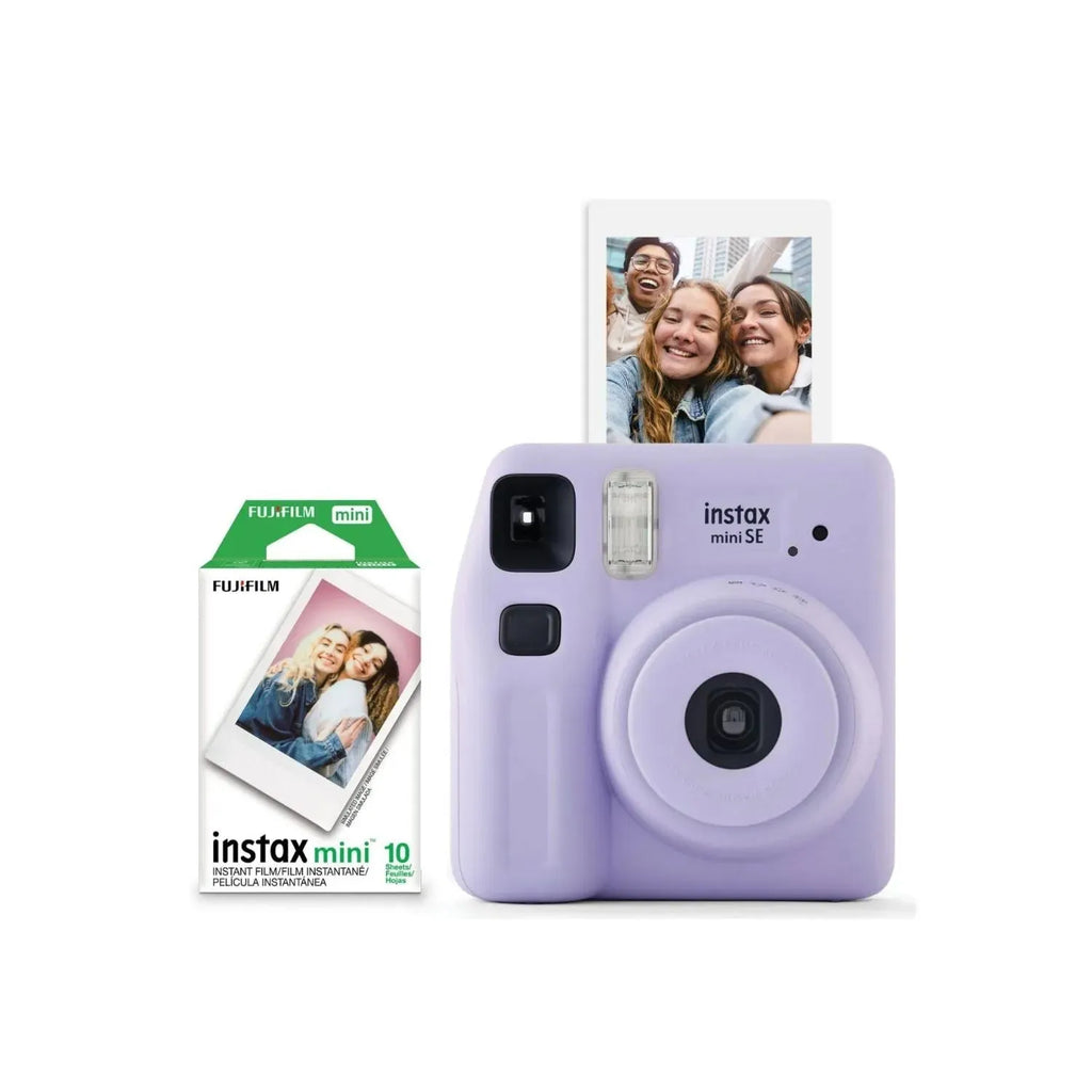 Fujifilm Instax Mini SE Instant Camera Joy Pack - Purple - Naivri