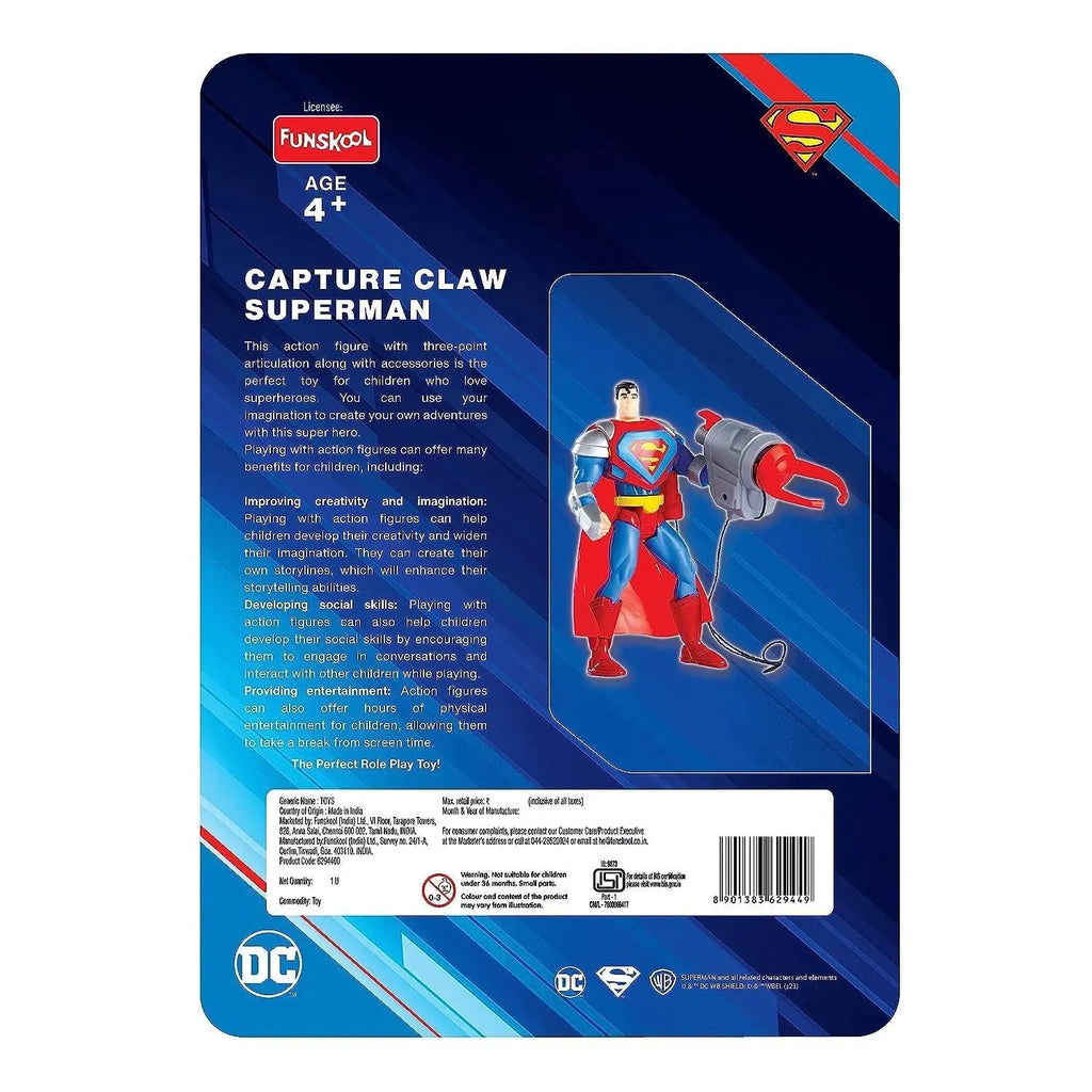 Funskool Dc Capture Claw Superman - Naivri