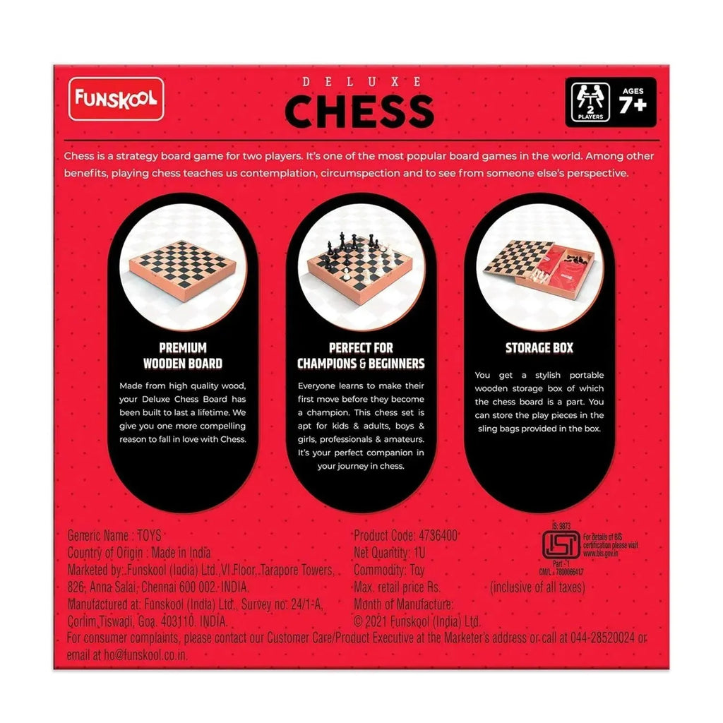 Funskool Deluxe Chess - Naivri