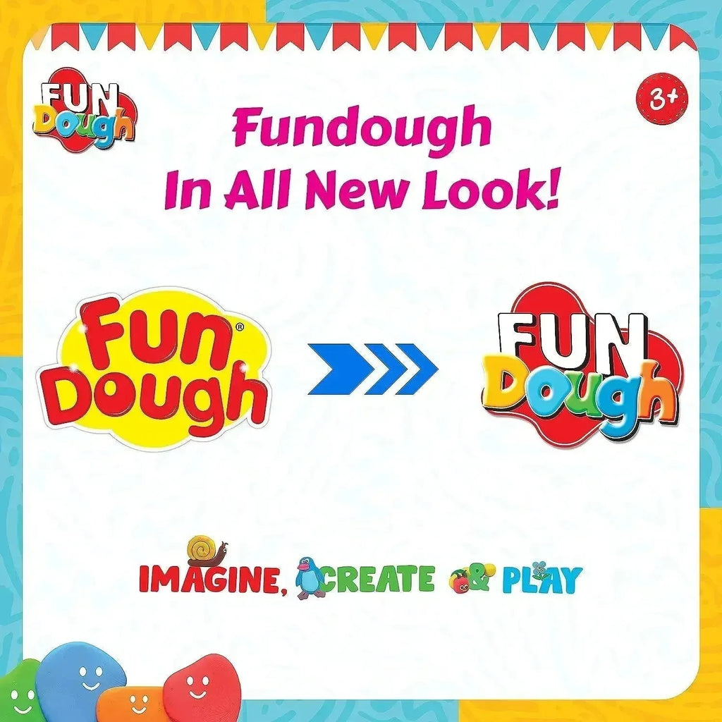 Funskool Fundough Fun Ice Cream Shop Playset – Creative Pretend Play Dough Kit with Accessories for Ages 3+ - Naivri