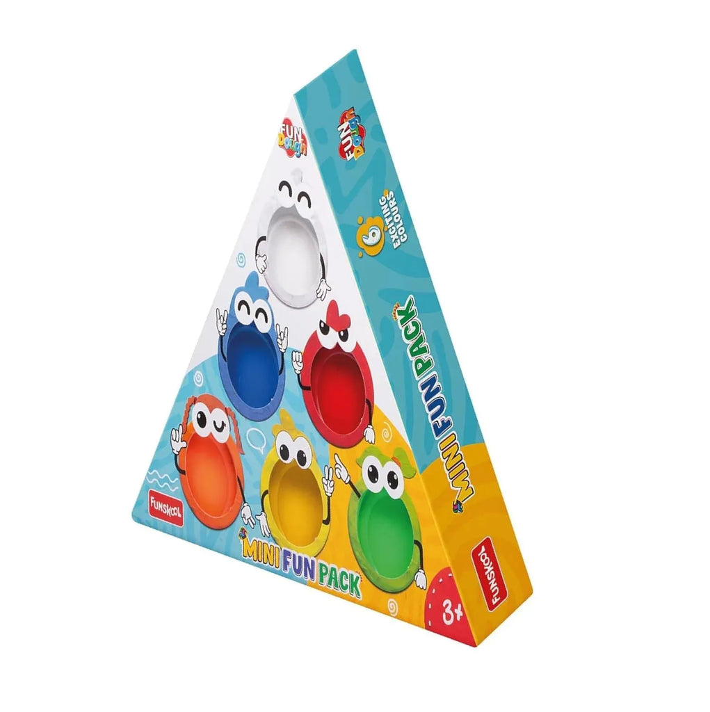 Funskool Fundough Mini Fun Pack – Multi-Color Creative Dough Set for Kids Aged 3+ - Naivri