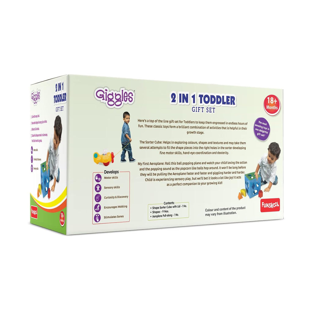 Funskool Giggles 2 in 1 Toddler Gift Set - Naivri