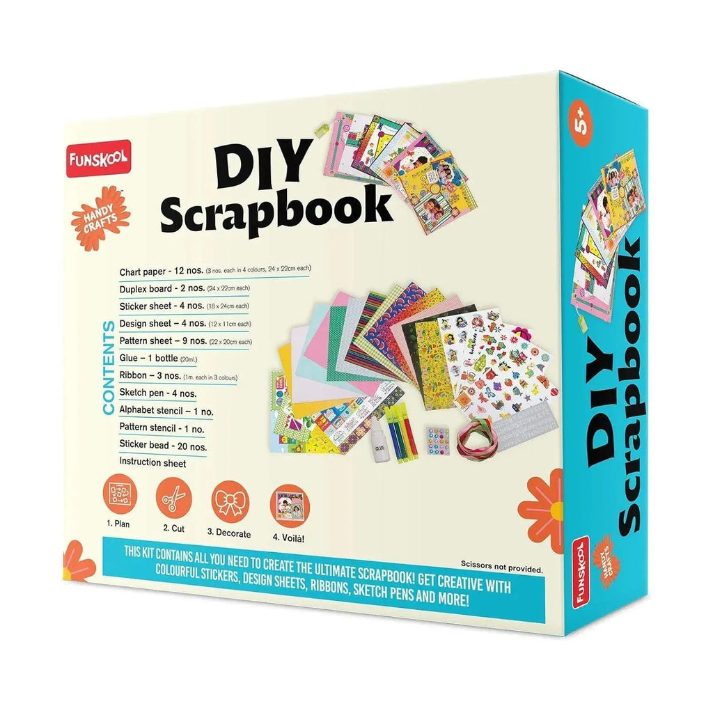 Funskool Handy Crafts Diy Scrapbook - Naivri