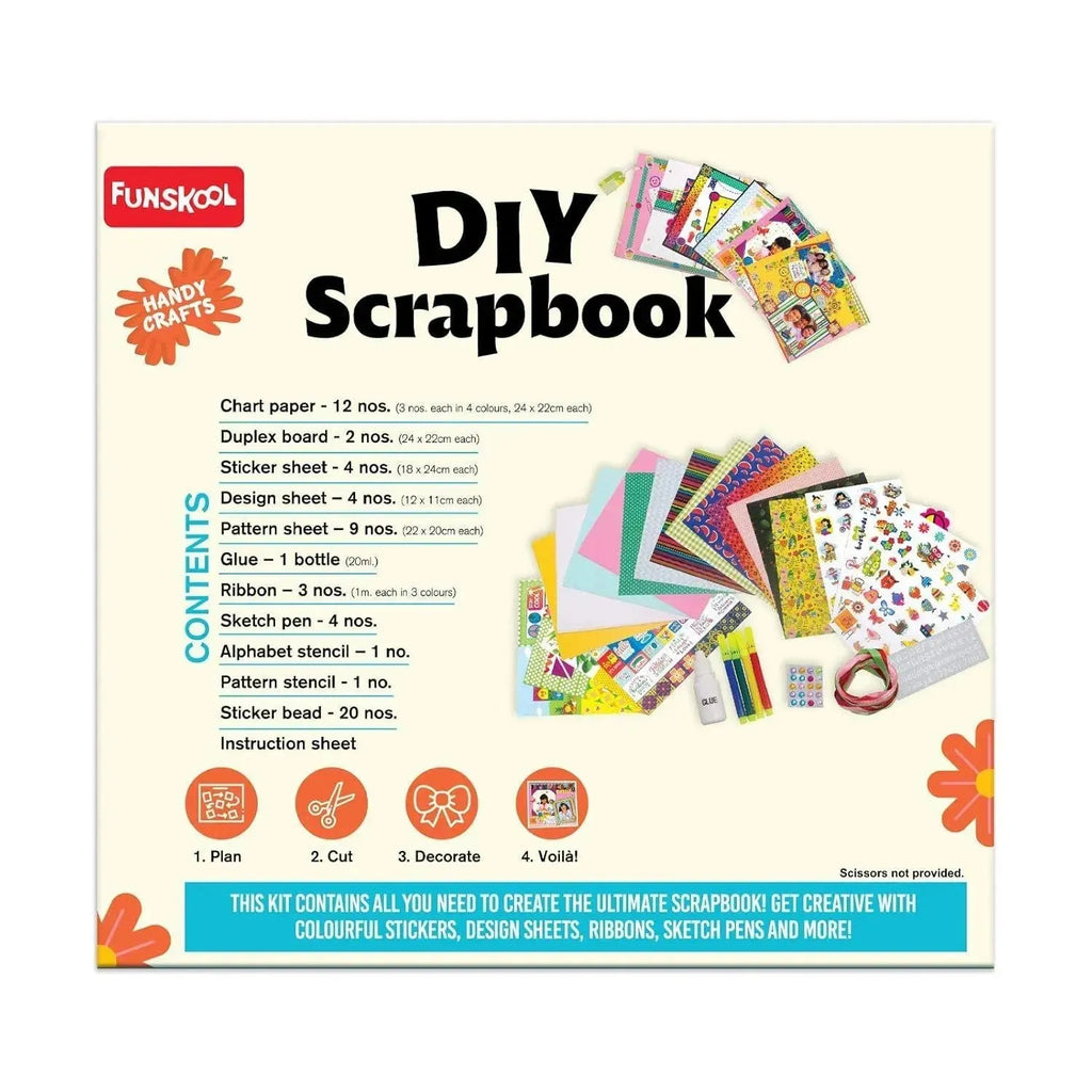 Funskool Handy Crafts Diy Scrapbook - Naivri