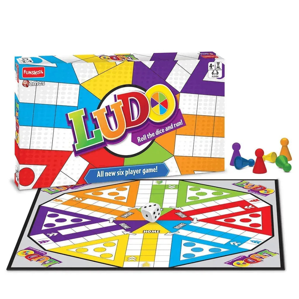 Funskool Ludo For 6 Players - Naivri