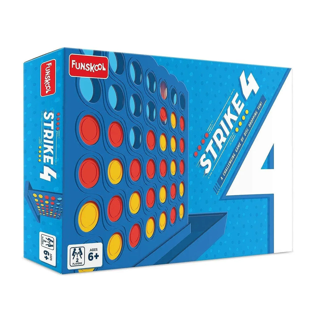 Funskool Strike 4: Classic Connect Disc Game for 2 Players - Naivri